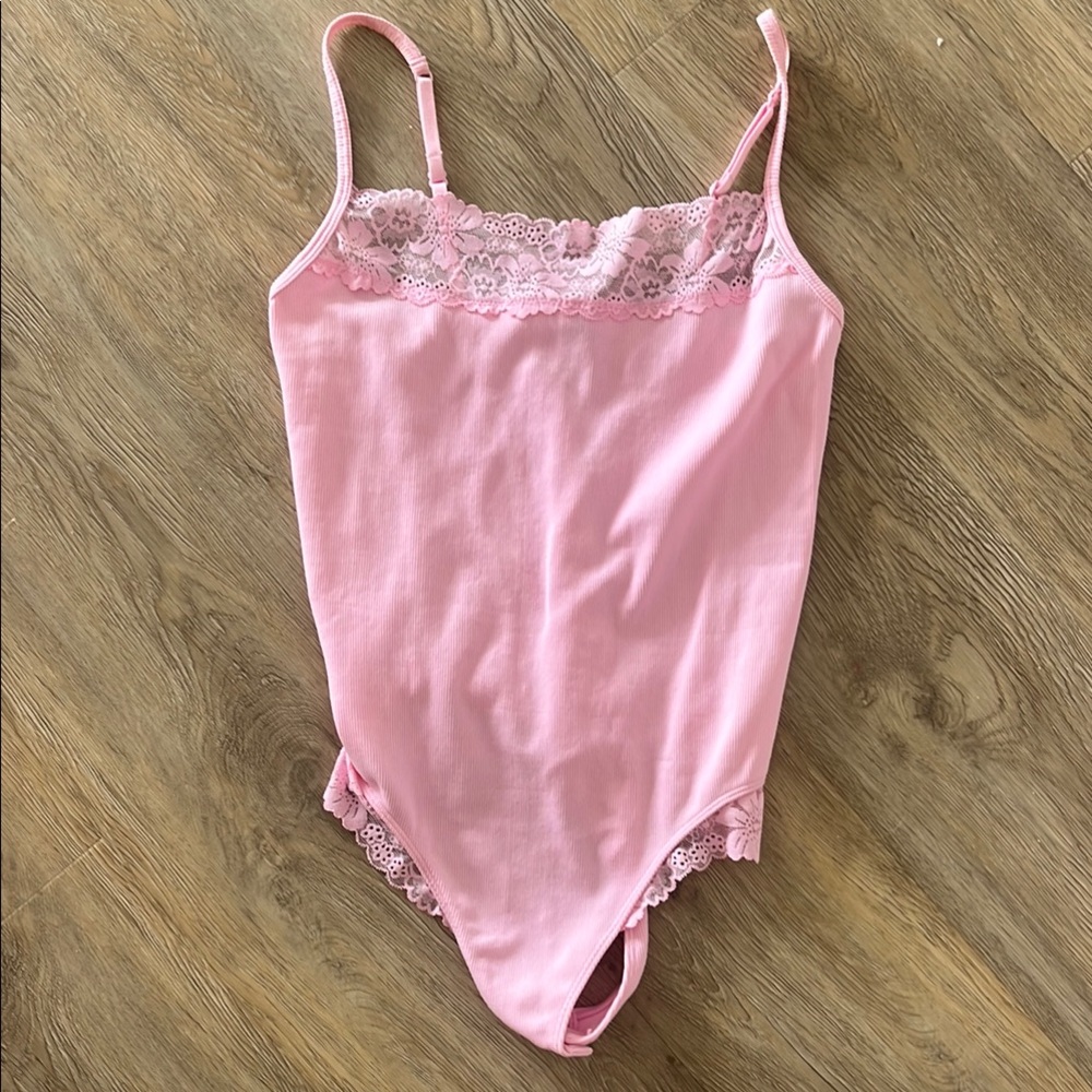 Victorias Secret Pink Lace Body